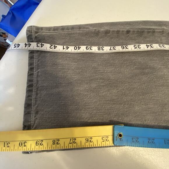 VTG Enyce Clothing Co Rap Straight Baggy Denim Jeans Men 34x31 Y2k Faded Gray - Picture 3 of 8